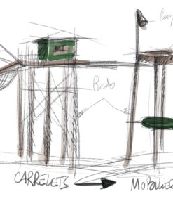 Croquis du secretaire haut