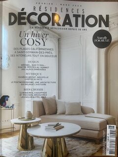 Couverture Résidences décoration de février mars 2024