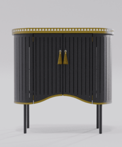 Buffet noir de la nouvelle collection Louis Truc