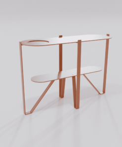 Console design terracotta Maison Benoit Maltier