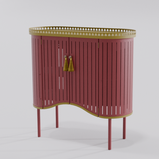 Buffet rouge design – Image 4