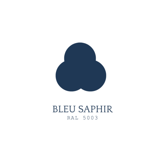Couleur bleu saphir utilisé pour le mobilier contemporain